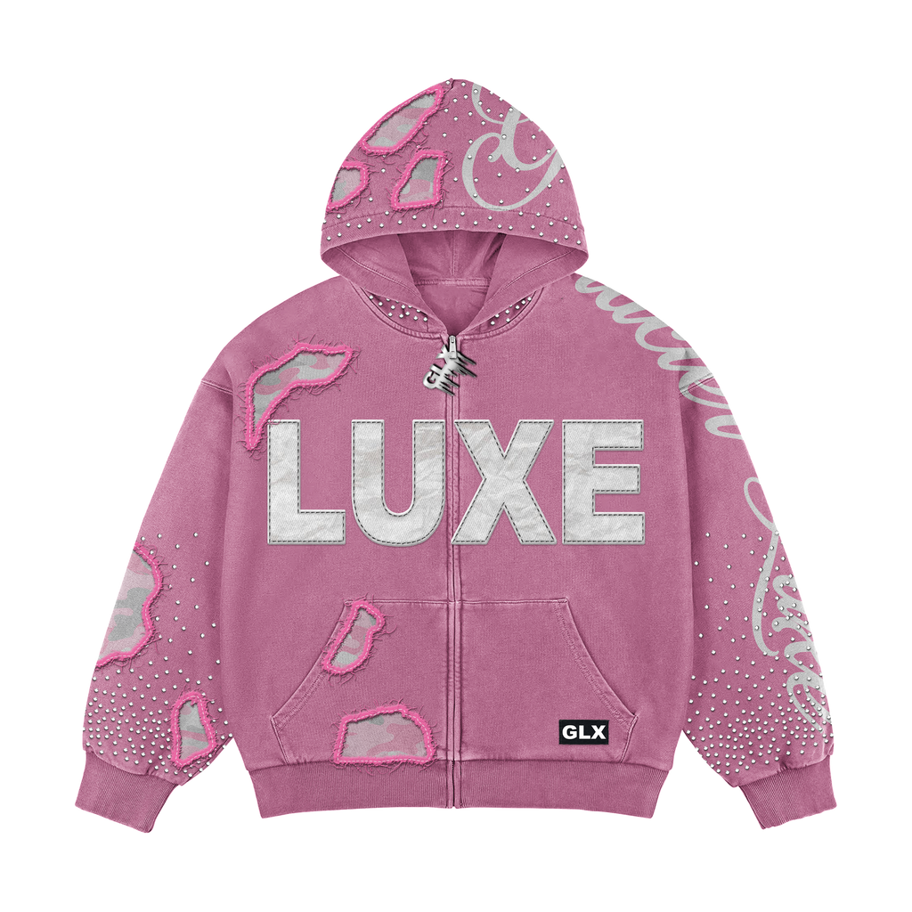 "Pink ICE" Zip up