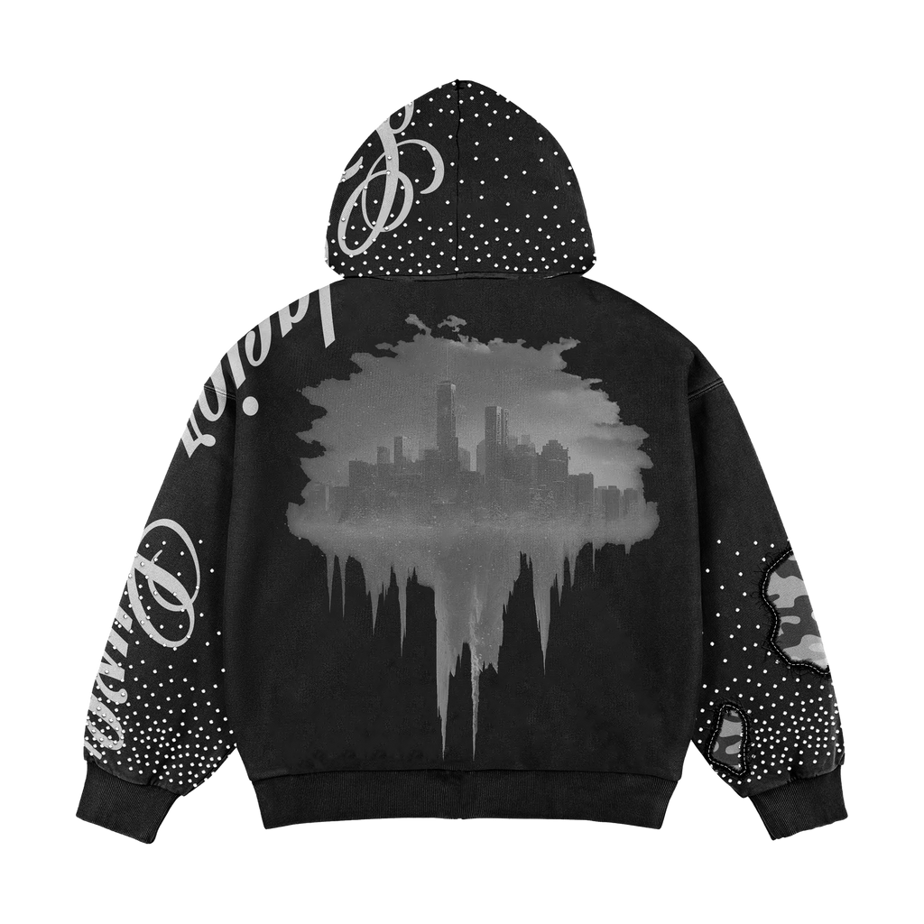 "Black ICE" Zip up