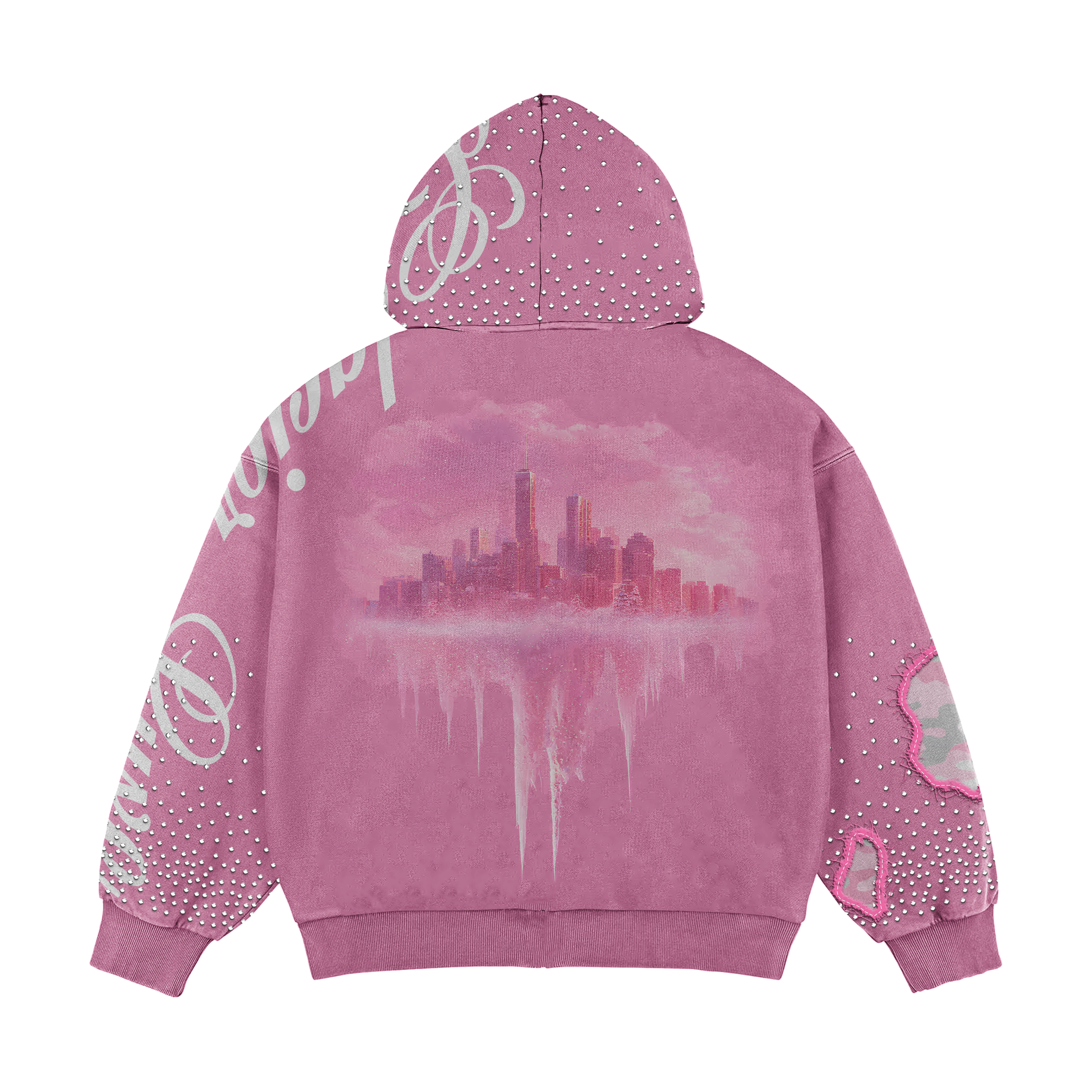 "Pink ICE" Zip up