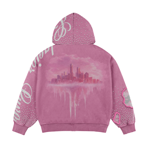 "Pink ICE" Zip up